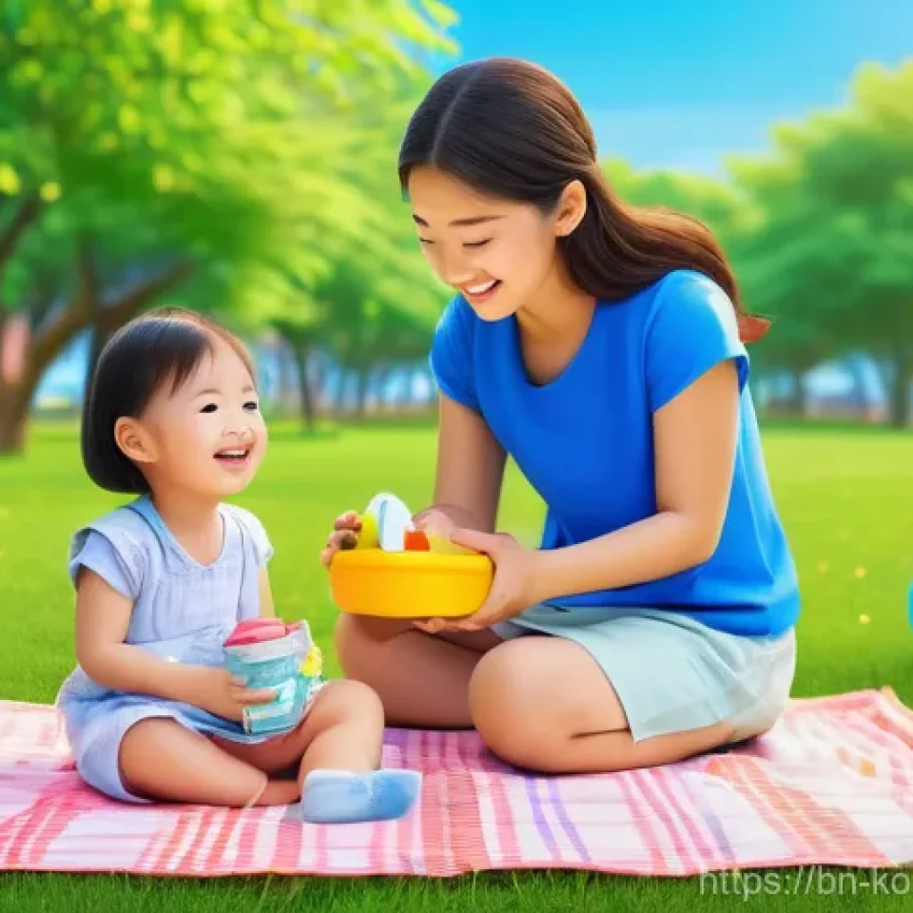 콩순이 애니메이션의 제작 목표 - **Prompt:** A vibrant, cheerful animated scene featuring Kongsuni, a young girl with a bright smile,...