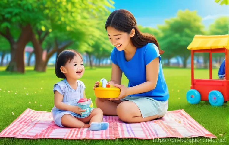 콩순이 애니메이션의 제작 목표 - **Prompt:** A vibrant, cheerful animated scene featuring Kongsuni, a young girl with a bright smile,...