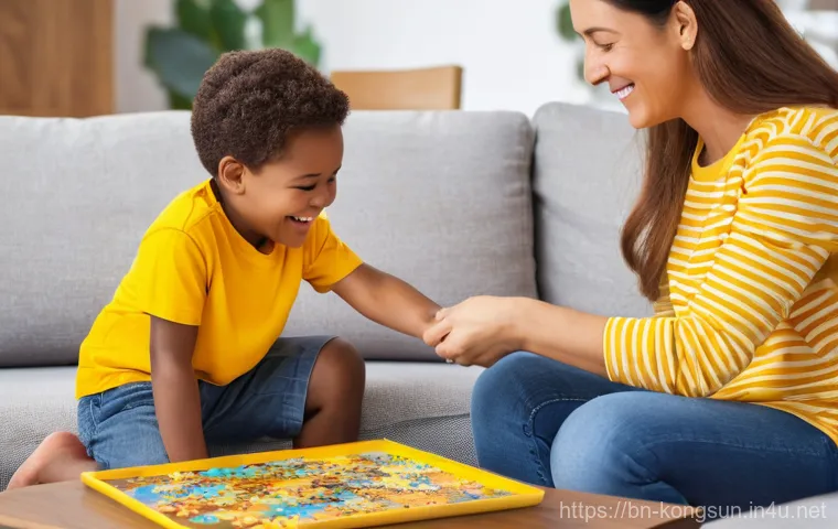 콩순이와 언박싱 콘텐츠 - **Prompt:** A creative and focused 7-year-old girl is deeply engrossed in building an elaborate cast... 콩순이와 언박싱 콘텐츠 - **Prompt:** A creative and focused 7-year-old girl is deeply engrossed in building an elaborate cast...